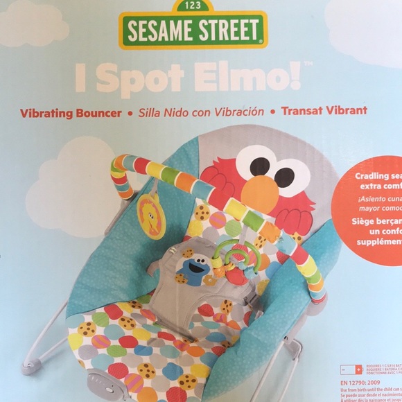 Sesame Street I spot Elmo vibrating bouncer - Picture 2 of 2
